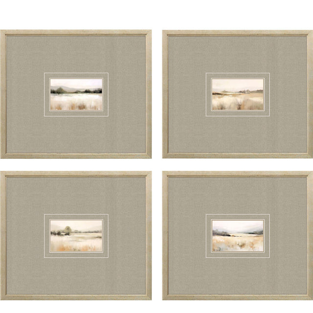 Paragon Subtle Landscape S/4 Green 13 X 15 X 1 Wall Art
