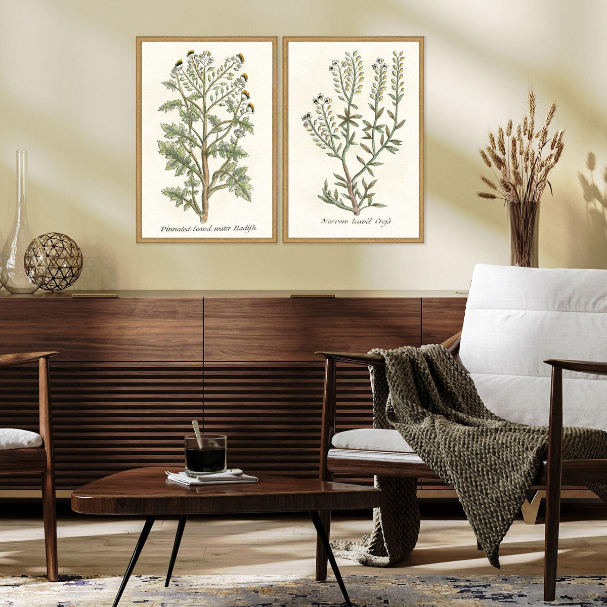 Paragon Botanical Plants II S/2 Green 31 X 21 X 2 Wall Art