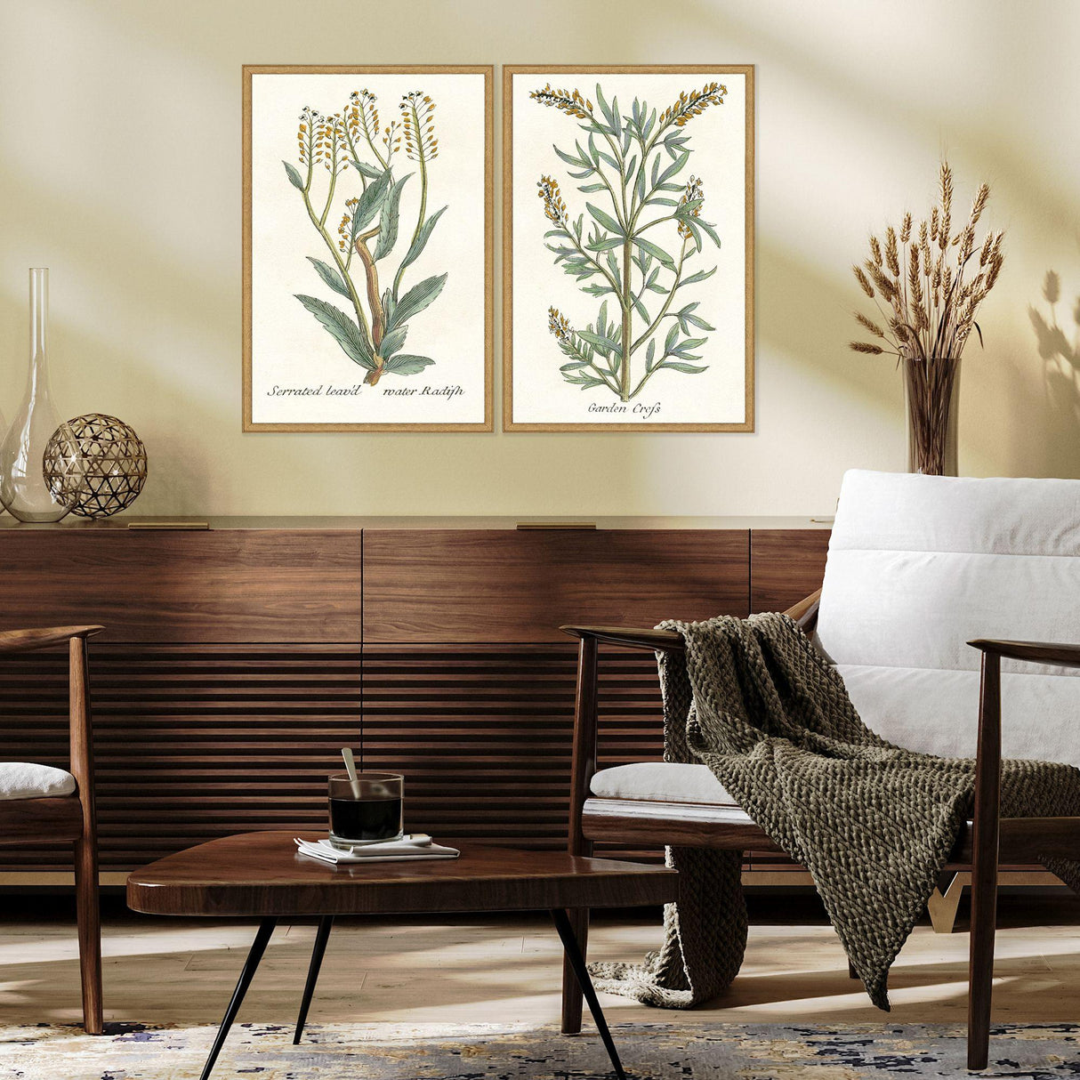Paragon Botanical Plants III S/2 Green 31 X 21 X 2 Wall Art