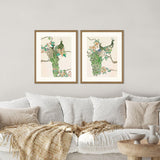 Paragon Emerald Peacock II S/2 Green 31 X 25 X 2 Wall Art