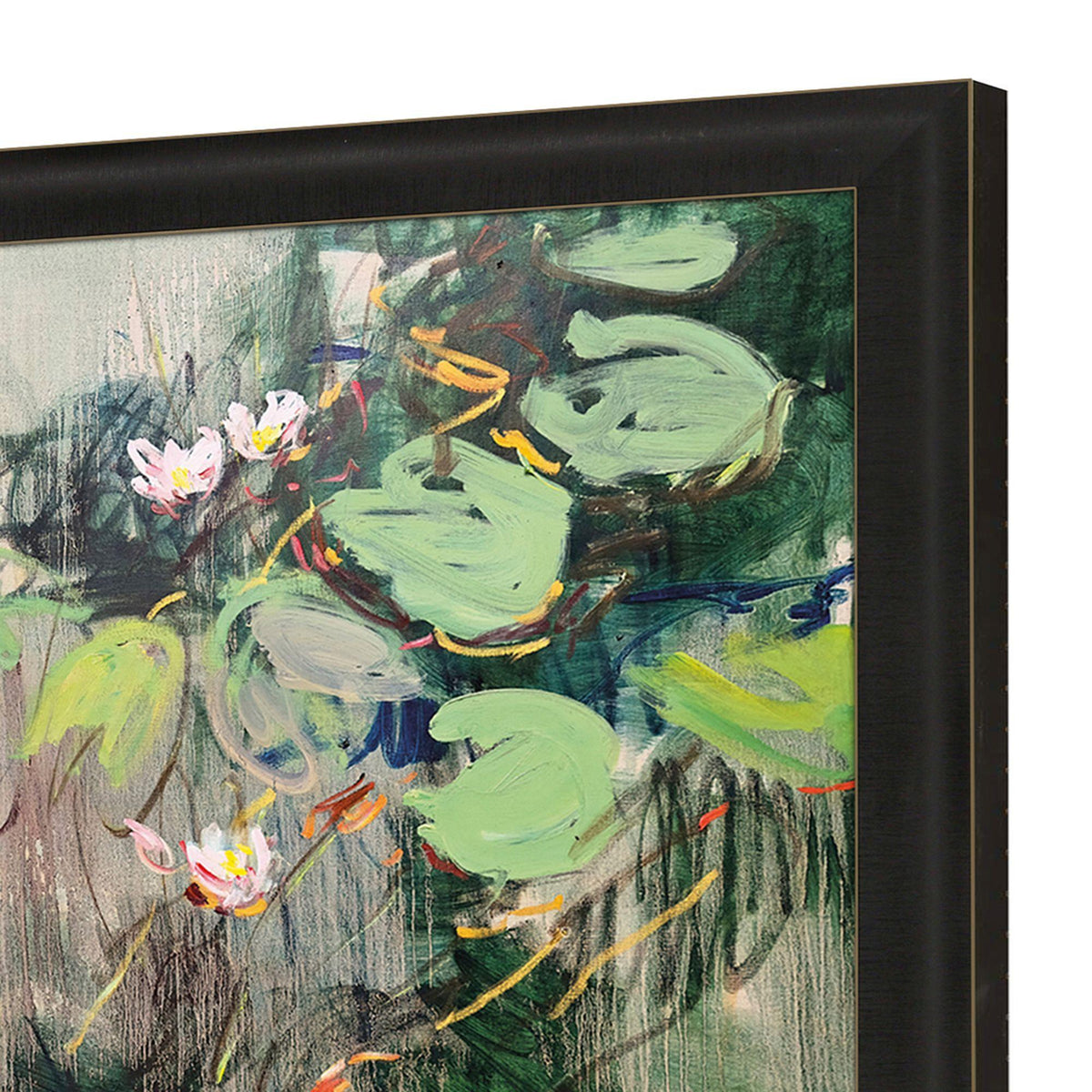 Paragon Water Lilies, Summer Pond Green 37 X 52 X 2 Wall Art