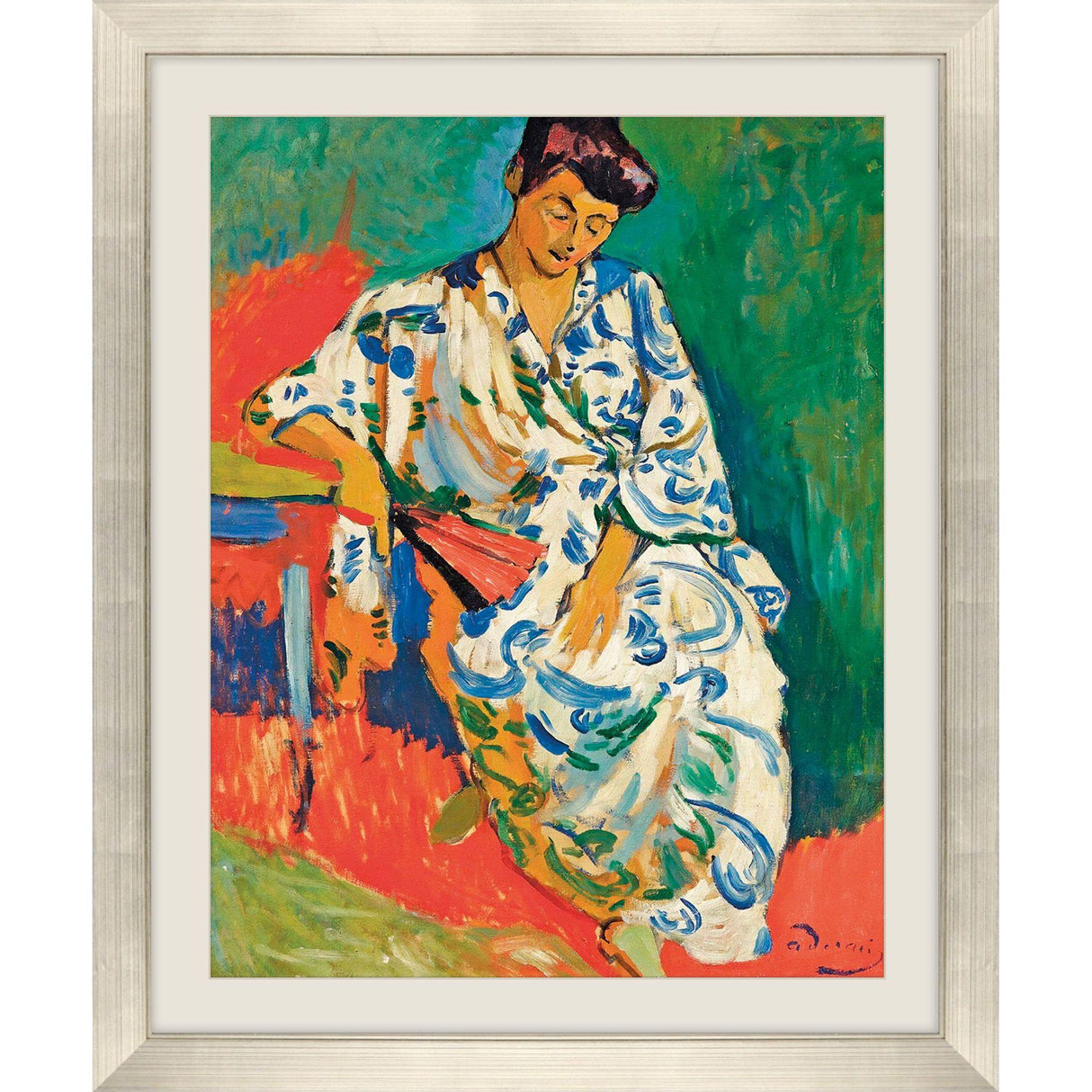 Paragon Madame Matisse Blue 50 X 41 X 2 Wall Art