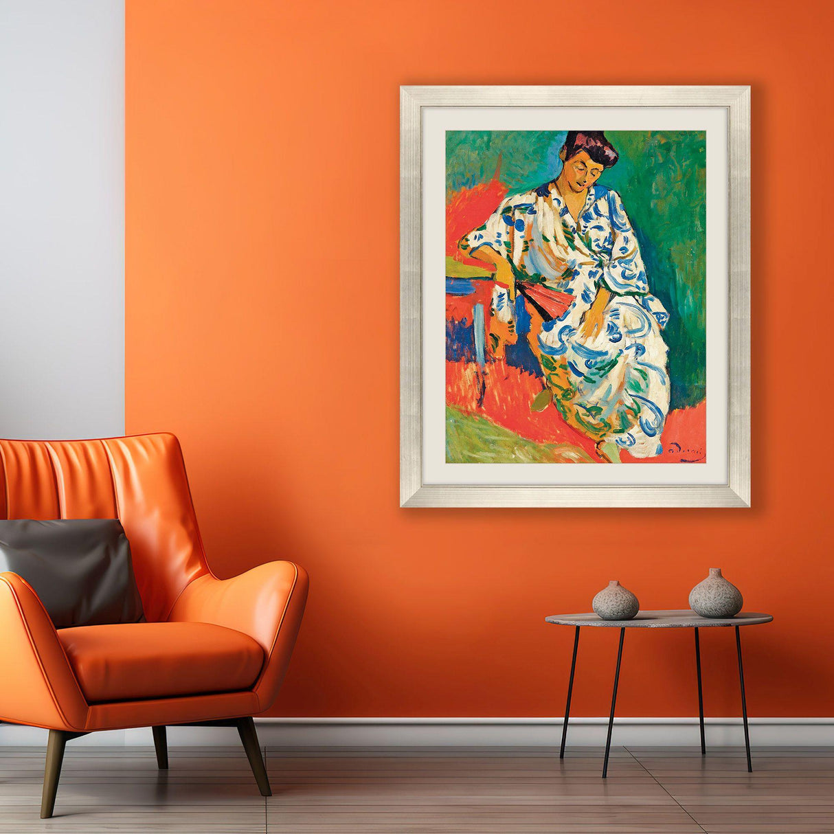 Paragon Madame Matisse Blue 50 X 41 X 2 Wall Art