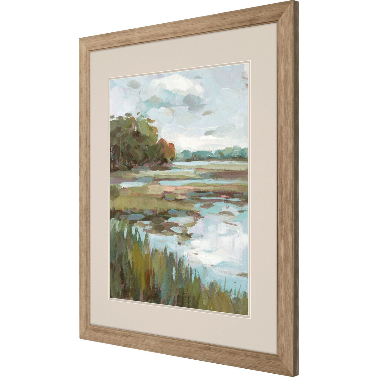 Paragon Riverside View I Blue 42 X 36 X 2 Wall Art