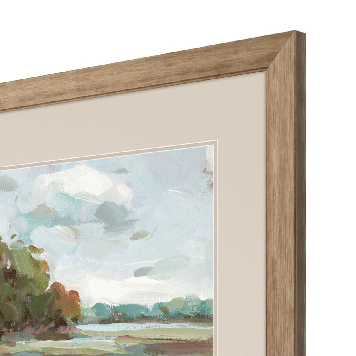 Paragon Riverside View I Blue 42 X 36 X 2 Wall Art