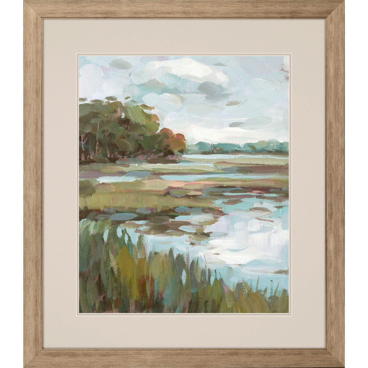 Paragon Riverside View I Blue 42 X 36 X 2 Wall Art
