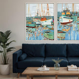 Paragon Close to Shore I Blue 50 X 38 X 3 Wall Art
