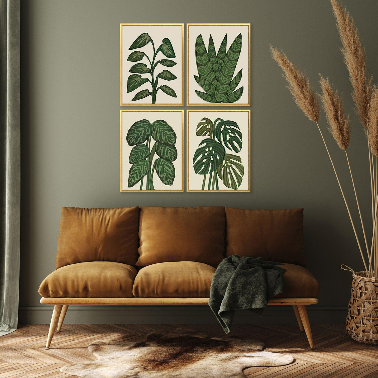 Paragon Tropical Abundance S/4 Green 25 X 19 X 1 Wall Art