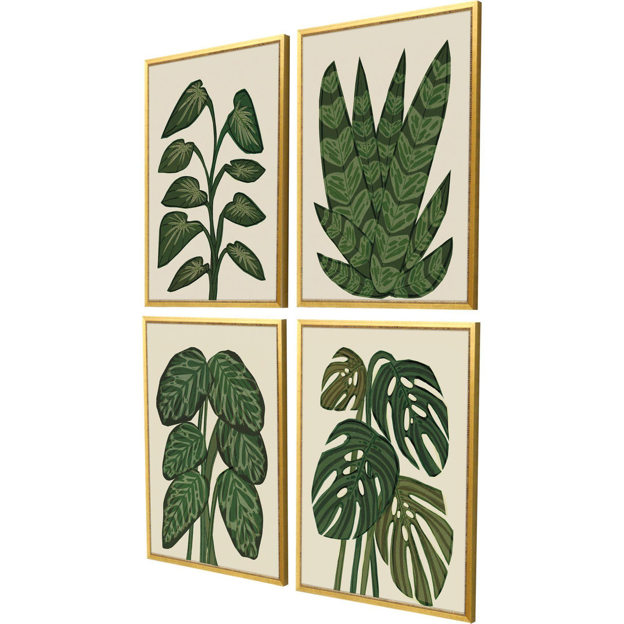 Paragon Tropical Abundance S/4 Green 25 X 19 X 1 Wall Art
