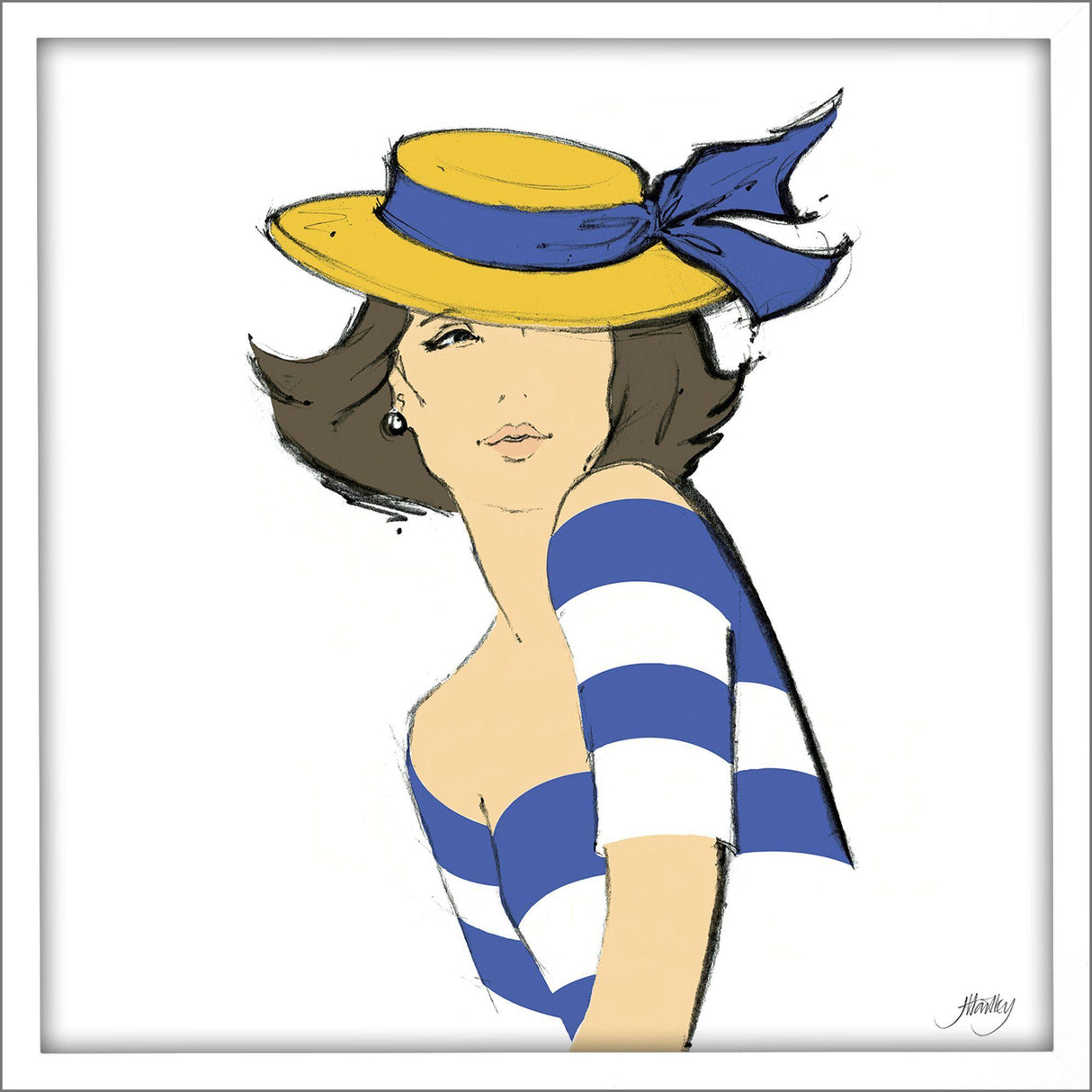 Paragon Maritime Mode Blue 32 X 32 X 3 Wall Art