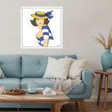 Paragon Maritime Mode Blue 32 X 32 X 3 Wall Art