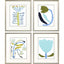 Paragon Naive Garden S/4 Blue 23 X 19 X 1 Wall Art