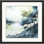 Paragon Whispers in the Wind Blue 33 X 33 X 2 Wall Art