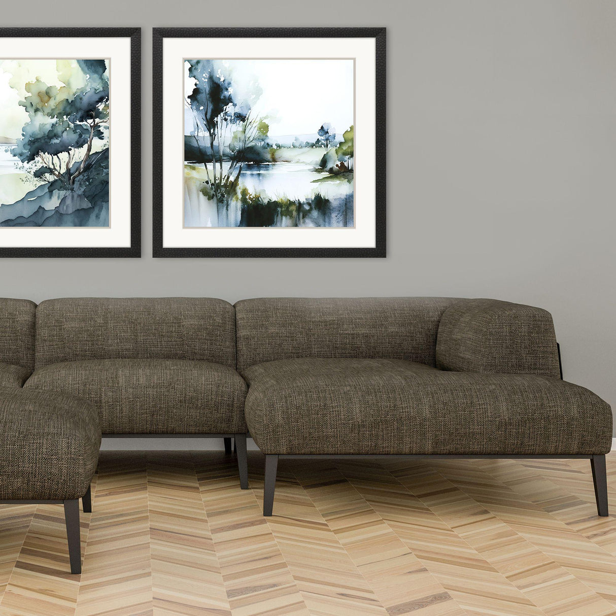Paragon Wanderlust Calling Blue 33 X 33 X 2 Wall Art