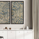 Paragon Exotic Elegance II Blue 51 X 27 X 2 Wall Art