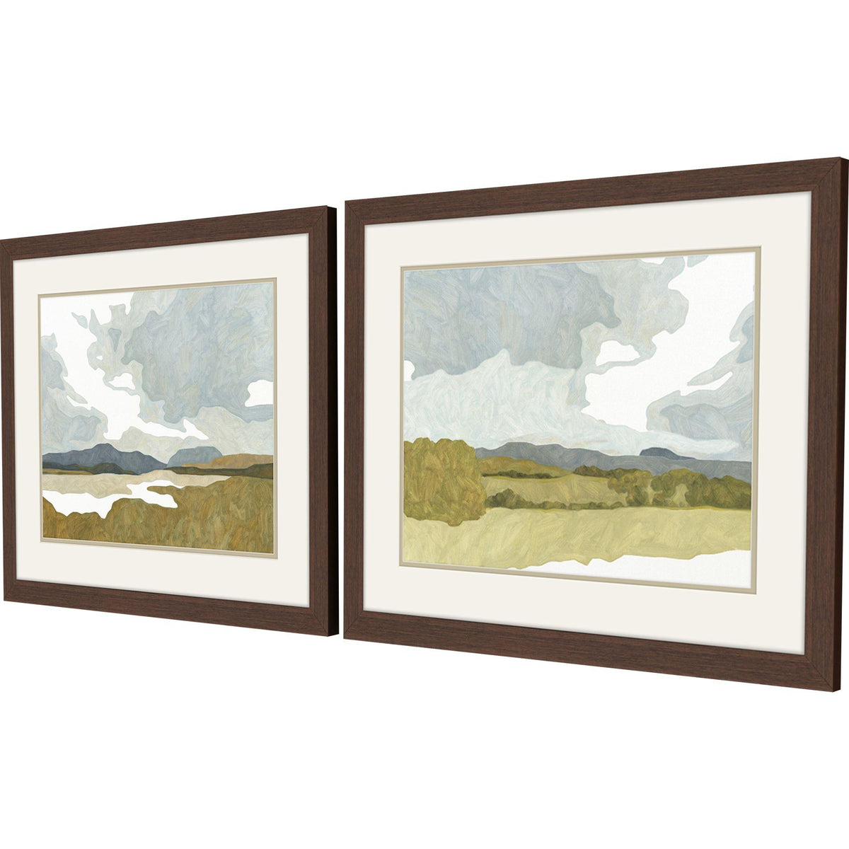 Paragon Gentle Calm S/2 Blue 27 X 33 X 2 Wall Art