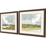 Paragon Gentle Calm S/2 Blue 27 X 33 X 2 Wall Art