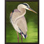 Paragon Moonlight Blue Heron Green 43 X 33 X 2 Wall Art