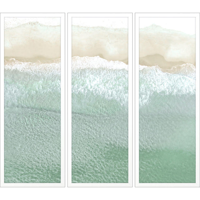 Paragon On the Shore S/3 Turquoise 37 X 13 X 2 Wall Art