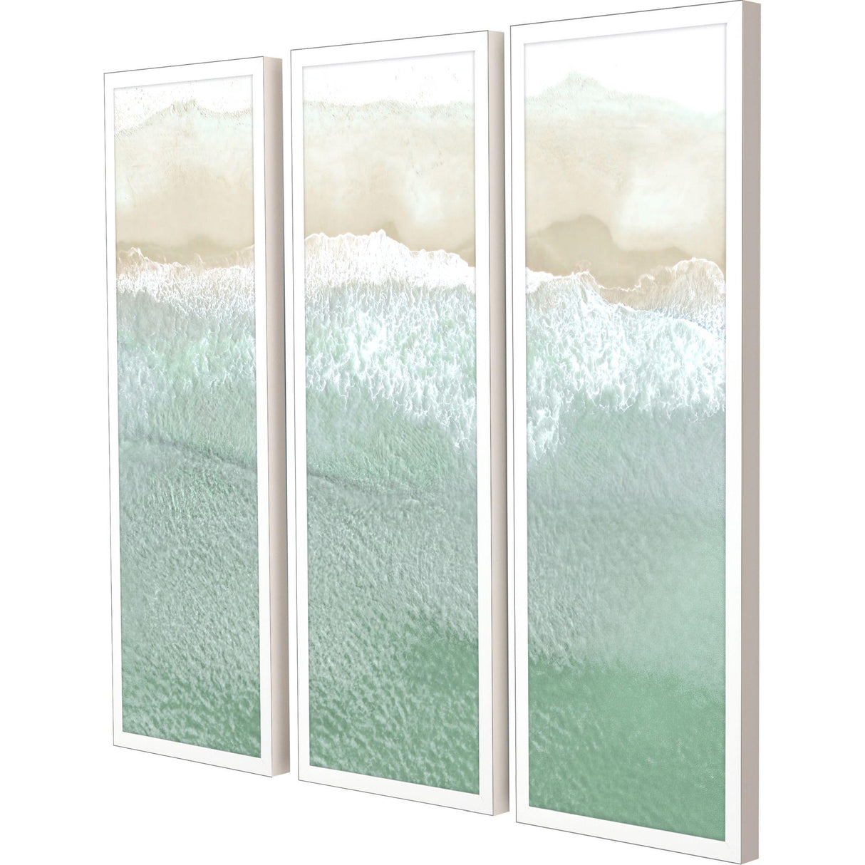 Paragon On the Shore S/3 Turquoise 37 X 13 X 2 Wall Art
