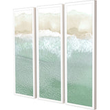 Paragon On the Shore S/3 Turquoise 37 X 13 X 2 Wall Art
