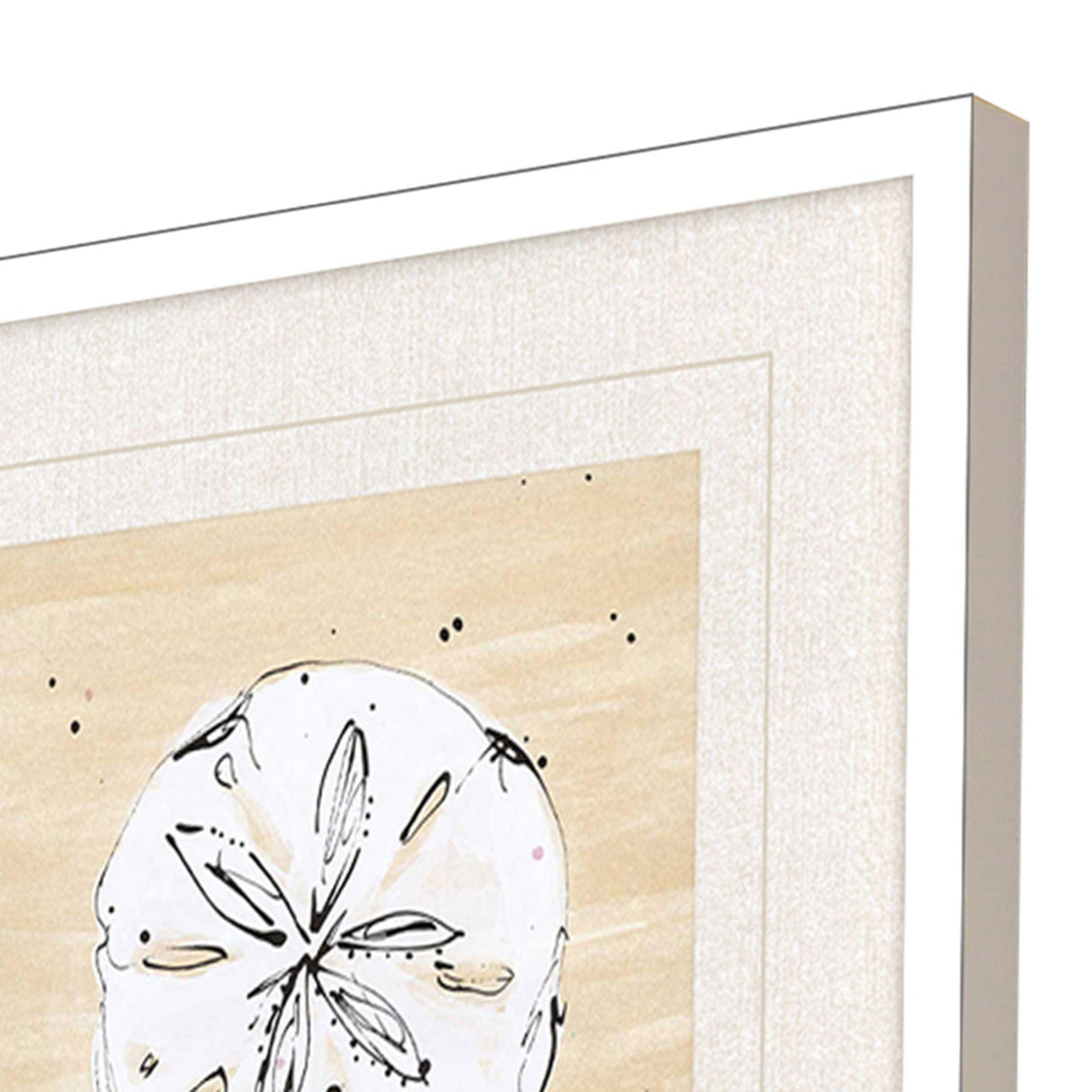 Paragon Ocean Gems S/4 White 19 X 19 X 2 Wall Art