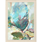 Paragon Aqua Leaf II Blue 40 X 28 X 2 Wall Art