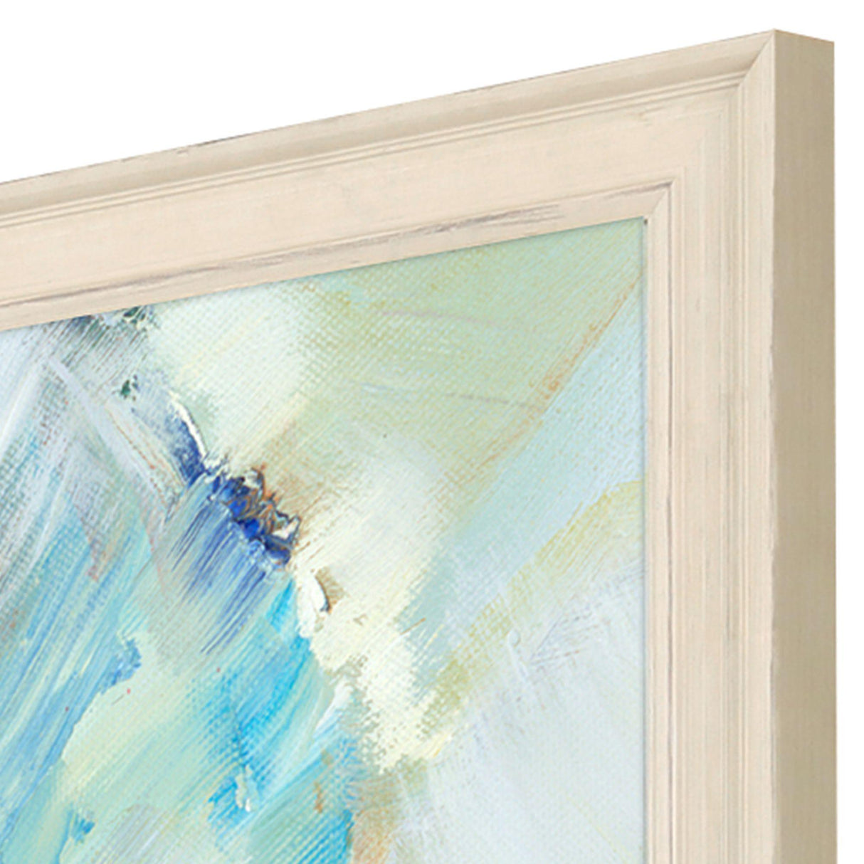 Paragon Aqua Leaf II Blue 40 X 28 X 2 Wall Art