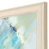Paragon Aqua Leaf II Blue 40 X 28 X 2 Wall Art