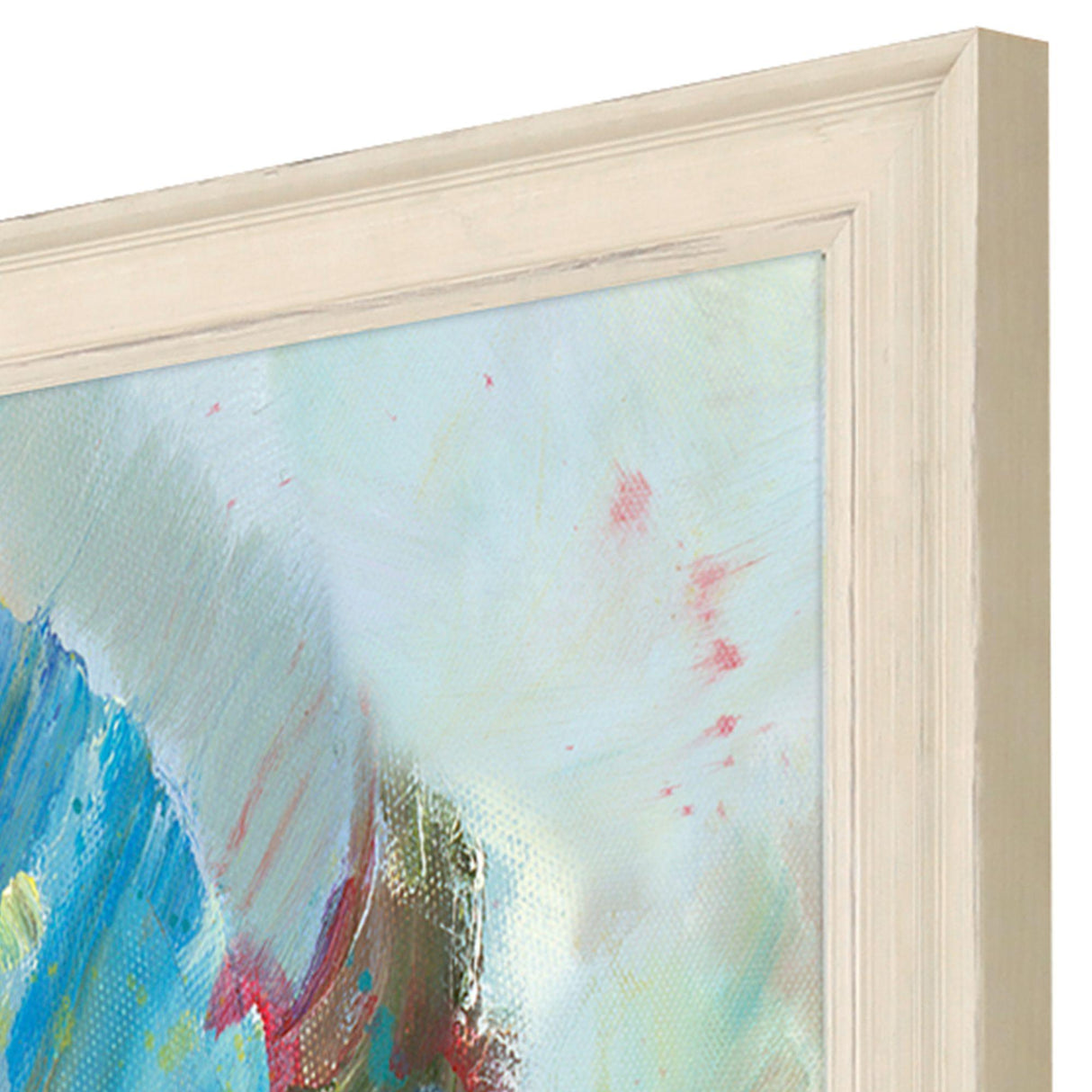 Paragon Aqua Leaf I Blue 40 X 28 X 2 Wall Art
