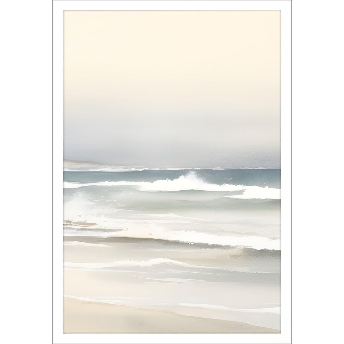 Paragon Ocean Breeze II White 38 X 26 X 3 Wall Art
