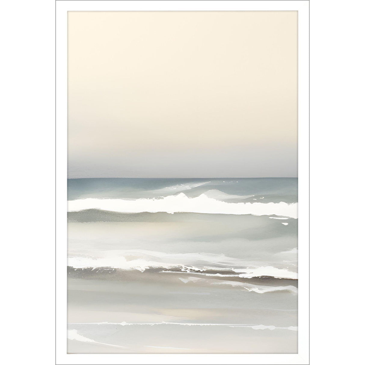 Paragon Ocean Breeze III White 38 X 26 X 3 Wall Art