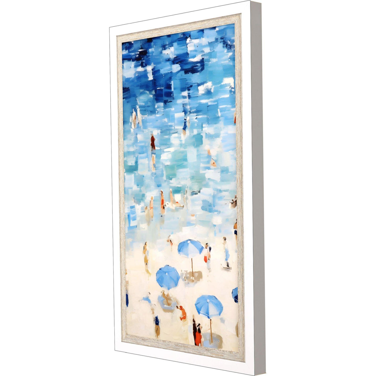 Paragon Aerial Beach I Blue 39 X 21 X 3 Wall Art