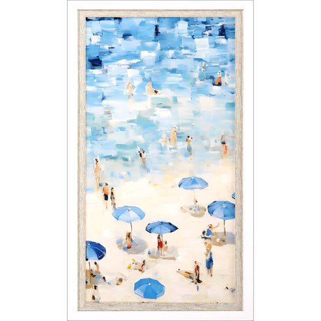Paragon Aerial Beach II Blue 39 X 21 X 3 Wall Art