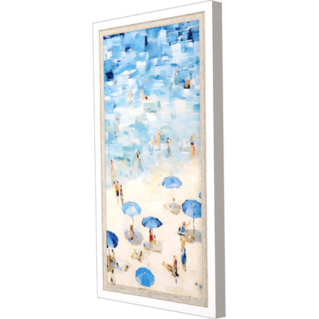 Paragon Aerial Beach II Blue 39 X 21 X 3 Wall Art