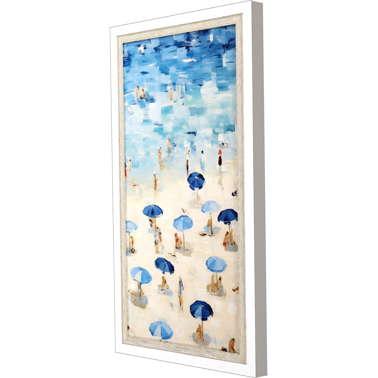 Paragon Aerial Beach III Blue 39 X 21 X 3 Wall Art