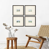 Paragon A Glimpse Outside S/4 Blue 21 X 23 X 1 Wall Art