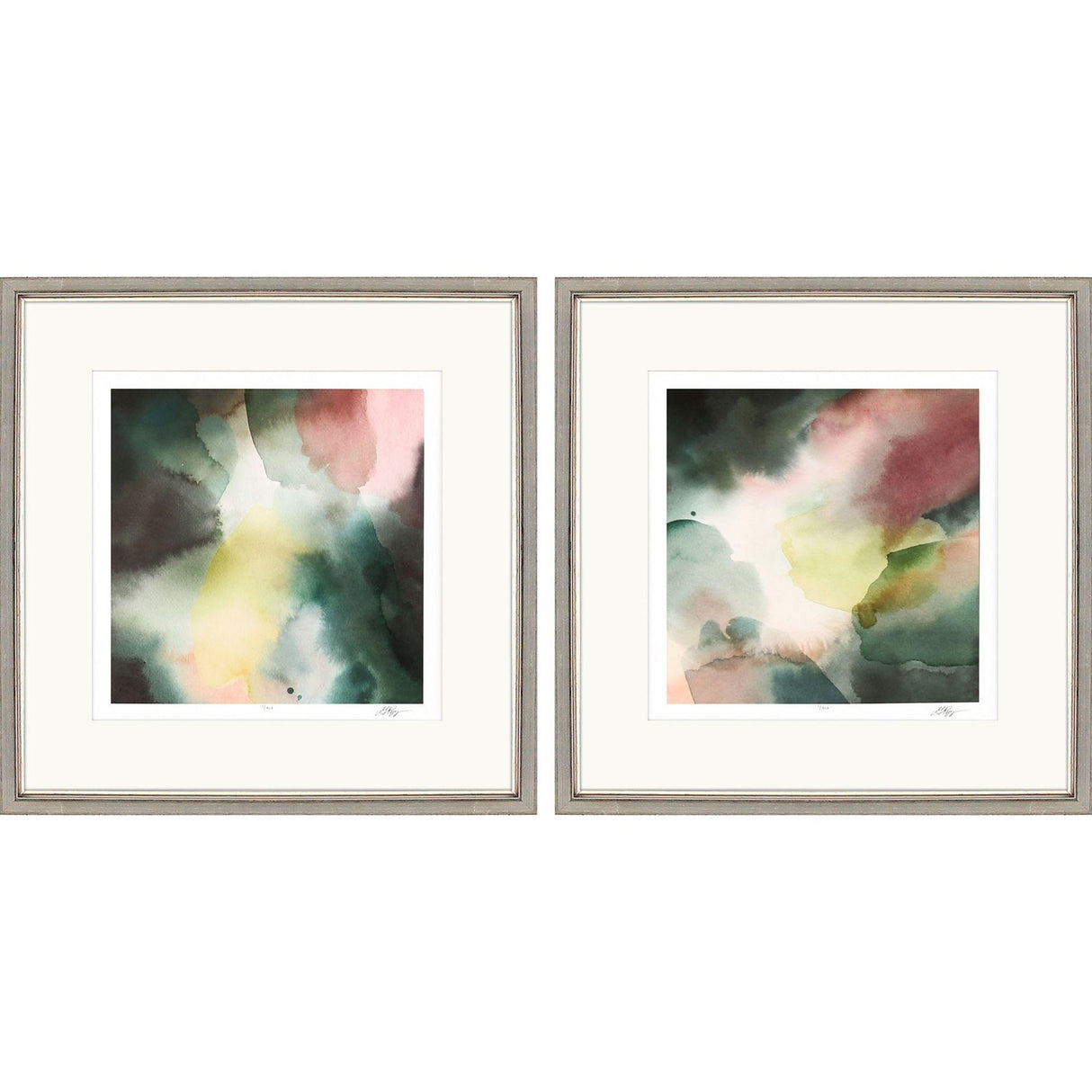 Paragon Gossamer Layers S/2 Green 21 X 21 X 2 Wall Art