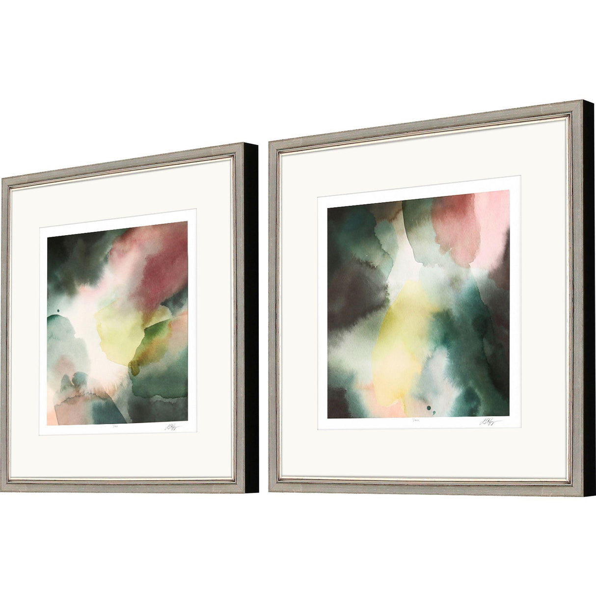 Paragon Gossamer Layers S/2 Green 21 X 21 X 2 Wall Art