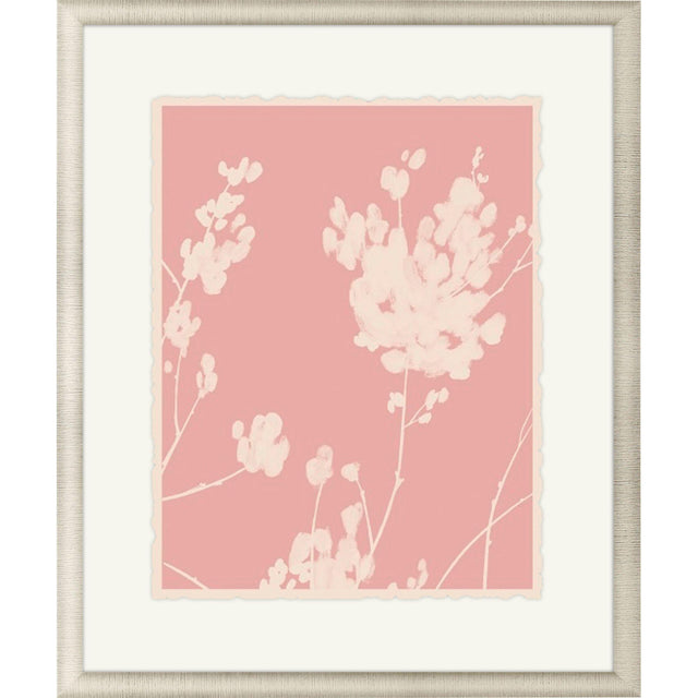 Paragon Wildflower Silhouette II Pink 39 X 32 X 2 Wall Art