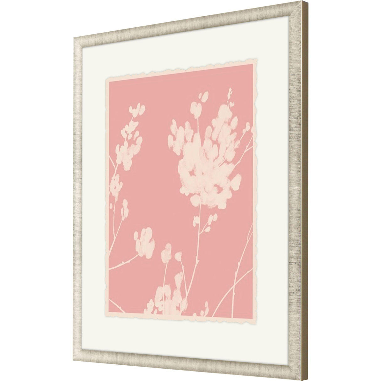 Paragon Wildflower Silhouette II Pink 39 X 32 X 2 Wall Art