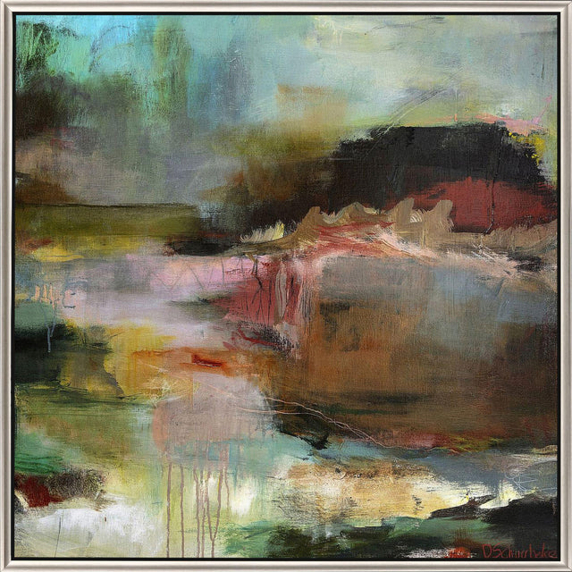 Paragon Overflow Blue 42 X 42 X 3 Wall Art