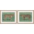 Paragon Vintage Cats S/2 Green 25 X 31 X 2 Wall Art