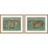 Paragon Vintage Cats S/2 Green 25 X 31 X 2 Wall Art