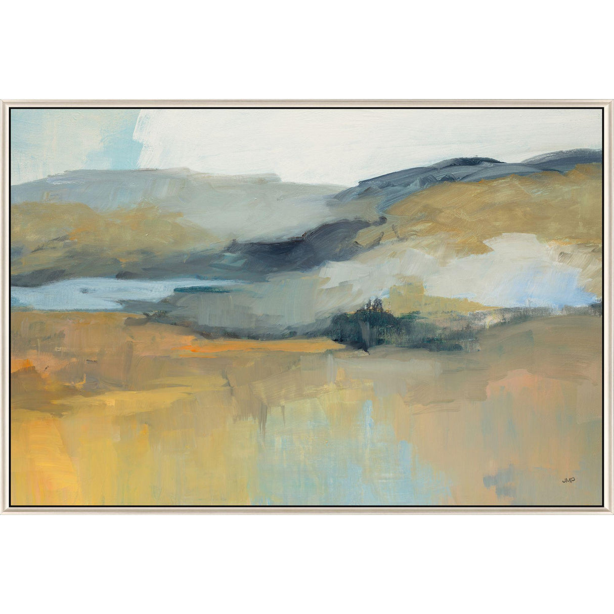 Paragon Folded Hills Blue 40 X 59 X 3 Wall Art