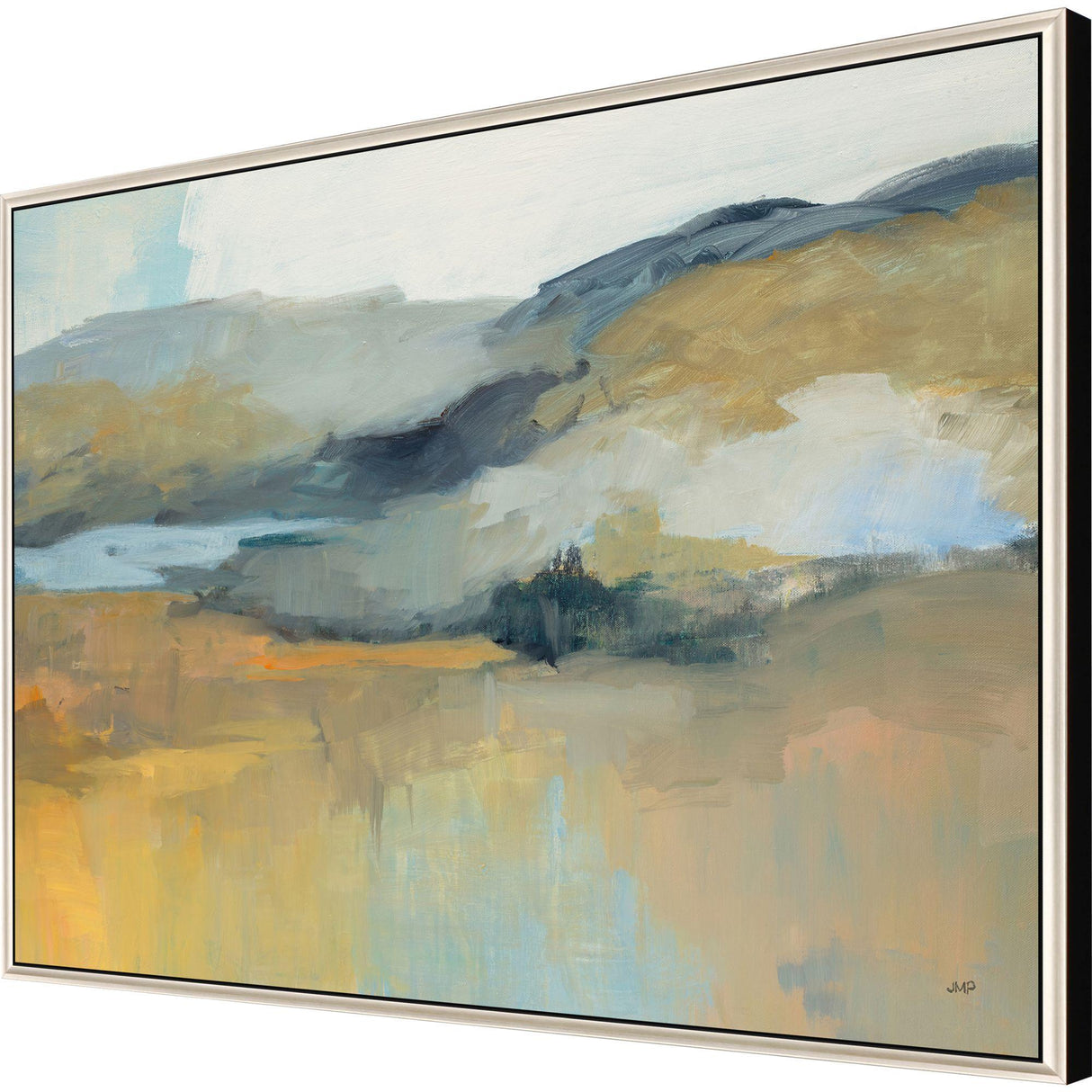 Paragon Folded Hills Blue 40 X 59 X 3 Wall Art