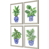 Paragon Botanical Blues S/4 Blue 17 X 13 X 1 Wall Art