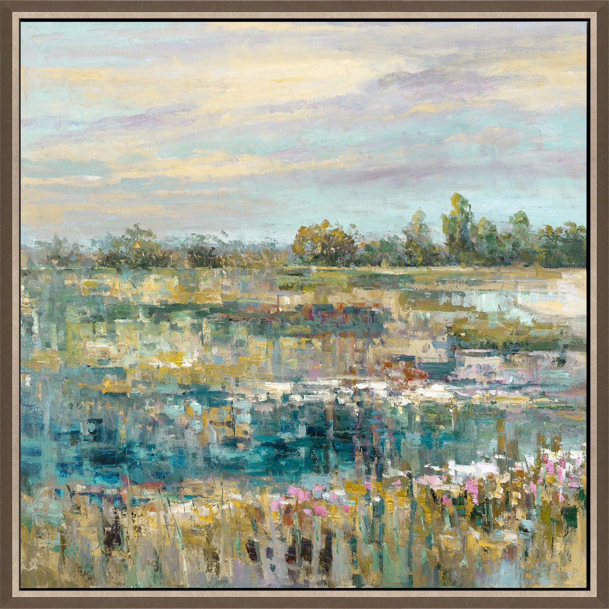 Paragon Summer Splendor Blue 43 X 43 X 3 Wall Art