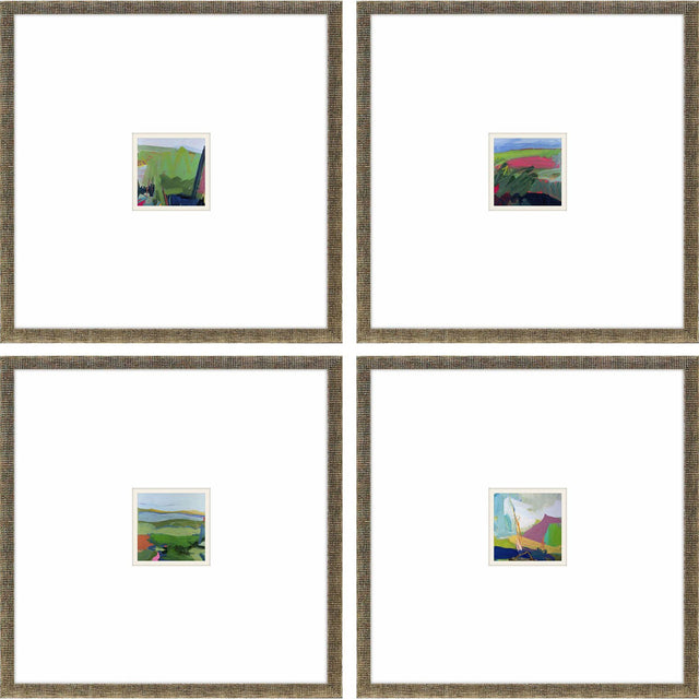Paragon Maker of All Things S/4 Blue 17 X 17 X 1 Wall Art