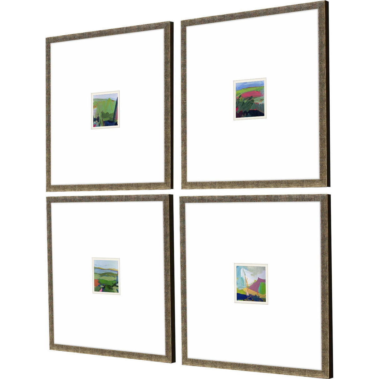 Paragon Maker of All Things S/4 Blue 17 X 17 X 1 Wall Art